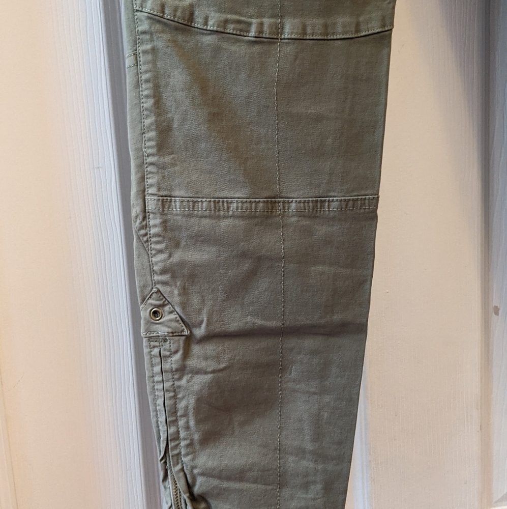 Joe's Jeans Olive Cropped Pants - Picture 8 of 11